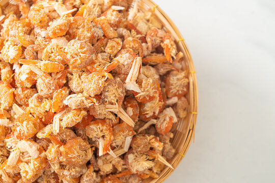 dried shrimps or dried salted prawn