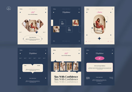 Beauty Fashion Brand Social Media Post Template
