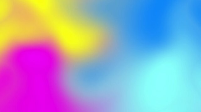 Vibrant CMY Gradient Abstract Background Fluid Motion Seamless Loop