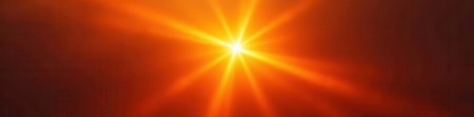 Naklejka premium Vibrant orange sunbeam, radiating light streaks , texture, bright