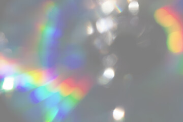 overlay effect. light leaks, light reflection flare, effect sunshine, abstract background. rainbow and spectrum light © Natheepong