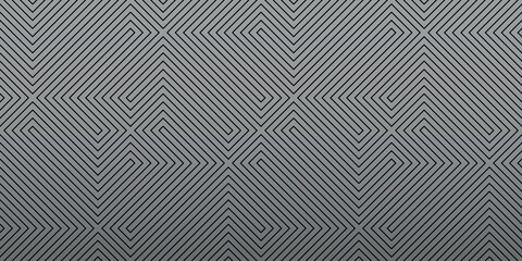 Abstract geometric pattern with stripes, lines. Seamless vector background. Gray and black ornament. Simple lattice graphic design