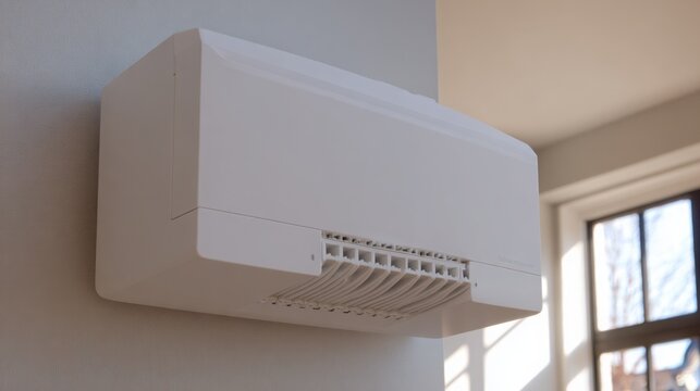 Wall-mounted white fiber optic termination box unit for network connections