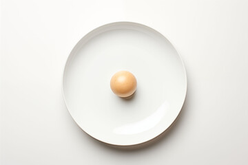 An image of a single piece of food isolated on a simple white background.