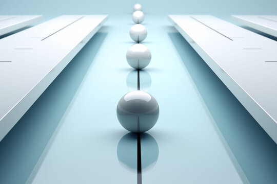 The concept of strategic planning using converging parallel lines.