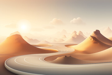 The concept of a success map using abstract and detailed paths.