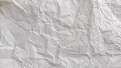 Obraz premium white crumpled paper