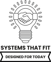 Fototapeta premium A light bulb with two hands on it