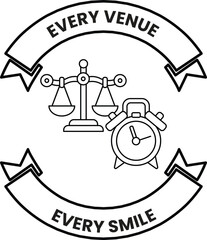 Fototapeta premium A logo for Every Venue Every Smile