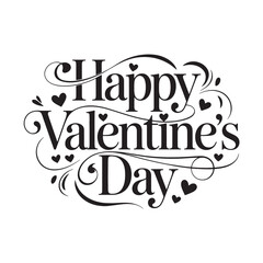 Elegant Happy New Year 2027 Cursive Lettering Vector Design