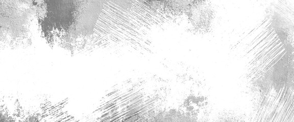 Fototapeta premium Vector distressed overlay texture grunge background of white wall