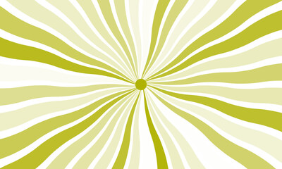 Abstract retro burst background. Vintage grunge sun rays. Old green sunburst wallpaper. Vector