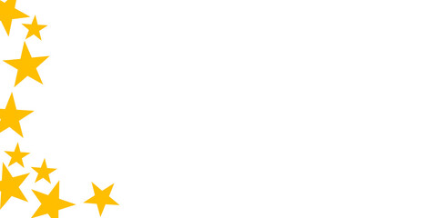 Obraz premium Bright yellow stars are perfect for celebrations, achievements, or a magical theme. Ideal for holiday greeting cards, banners, or decorations, set against a transparent background.