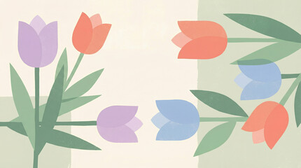 Bright flowers showcase nature's growth, created AI