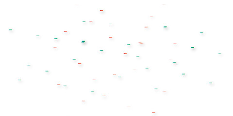 Fototapeta premium Playful Rainbow Confetti Shower Burst On White Background For Joyful Party Celebration And Festive Poster Templates