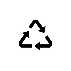 3d green recycling symbol icon with arrows in a circular design on white background representing an eco friendly nature conservation and waste reuse concept vector illustration