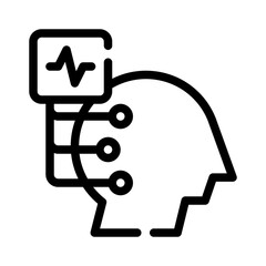 EEG line icon