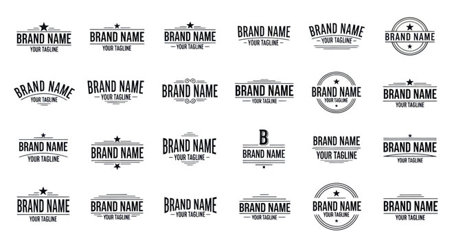 Collection of Brand Identity Logos and Templates.
