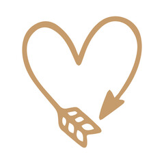 Heart with Arrow Icon