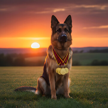 germane shepherd dog