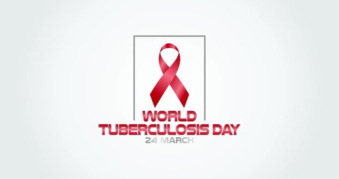 world tuberculosis day motion video, ideal for world tuberculosis day celebration