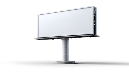 Obraz premium Billboard in a Urban Setting: a prominent billboard stands tall, offering ample space for advertising in a high-traffic urban environment. perfect for capturing attention.