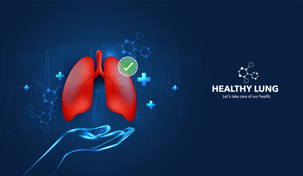 Health care and medical about lungs. respiratory disease, lung cancer, bronchitis, bronchial asthma, tuberculosis, pneumonia, hospital. world no tobacco day. lung disease treatment for hospital.