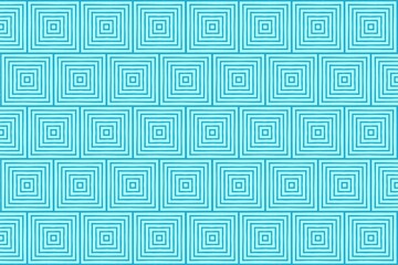 Vibrant blue geometric pattern with concentric squares