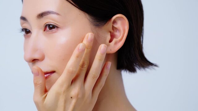 ミドルエイジの日本人女性のビューティーイメージ