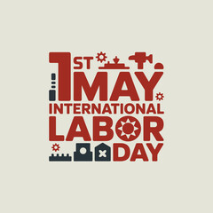 Obraz premium May Day International Labor Day