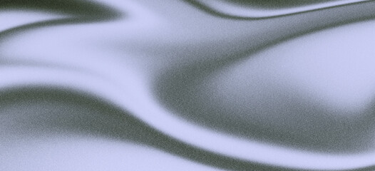 Silver Gray Gradient Grainy Abstract Wave Banner Backdrop