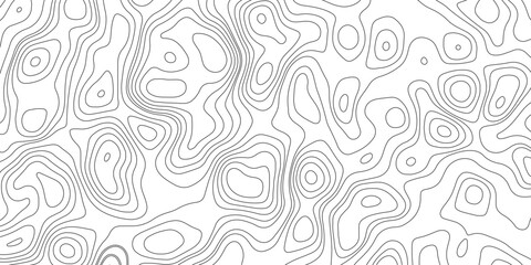 Topographic map background geographic line map with elevation assignments. Modern design with White background with topographic wavy pattern design.paper texture Imitation of a geographical map shades © Sajjad