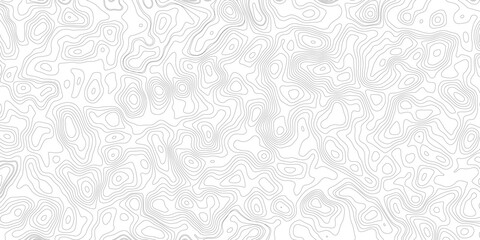 Obraz premium Topographic map background geographic line map with elevation assignments. Modern design with White background with topographic wavy pattern design.paper texture Imitation of a geographical map shades