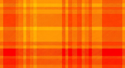 Orange Plaid Pattern