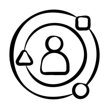Customer Journey Icon - Handdrawn