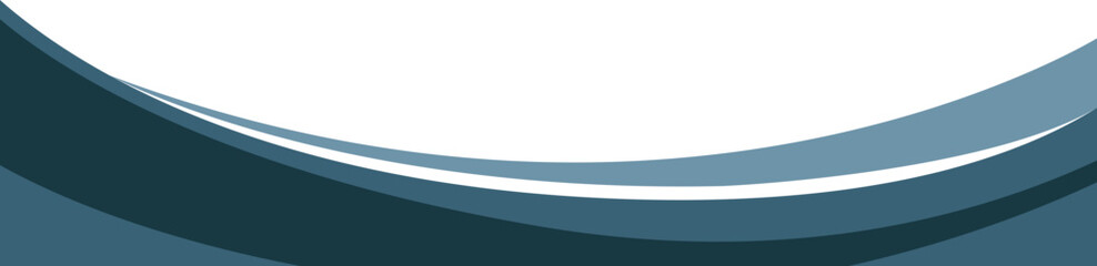 Obraz premium Flat Business Footer