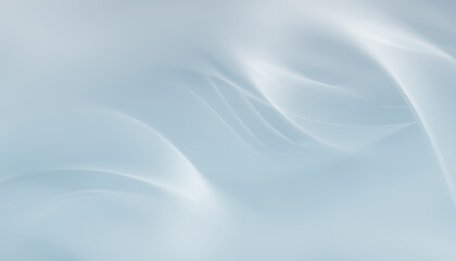 Fototapeta na wymiar Abstract Background With Soft Lines and Curves in White