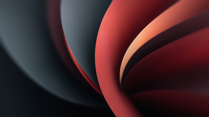 Fototapeta na wymiar Dynamic Red and Black Abstract Patterns