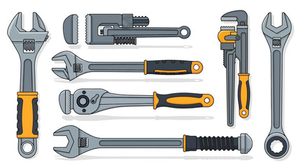 Wrenches and adjustable tools for DIY projects and repairs