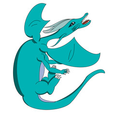 ドラゴンのキャラクターデザインパーツ