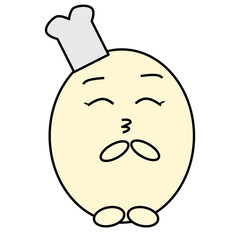 たまごのキャラクターデザインパーツ