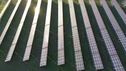 Solar power plant generating renewable energy