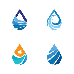 Water Splash Wave Logo Design For Aqua Park Fun And Family Entertainment