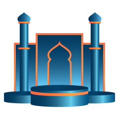 Islamic Podium Display