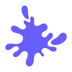 Purple Paint Splash Vector