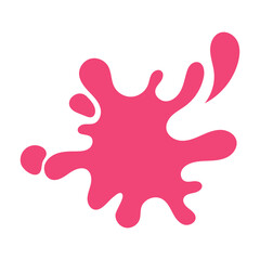 Obraz premium Pink Paint Splash Vector
