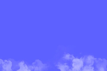 Fototapeta premium Blue Soft Floating Smoke Cloud Decoration Background