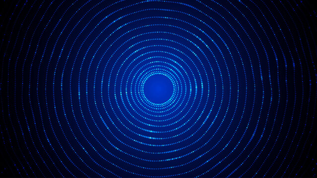 Cyber Big Data Flow Particles Bokeh. Digital Neural Network. Concept of AI Artificial Intelligence Technology Machine Deep Learning. Digital Communication. Science Technology Presentation Vector.