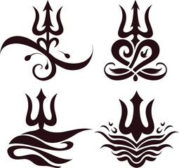 Maha Shivratri Symbols Sets