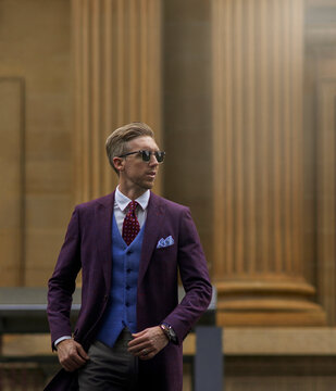 Portrait of fashion blogger Steve Tilbrook